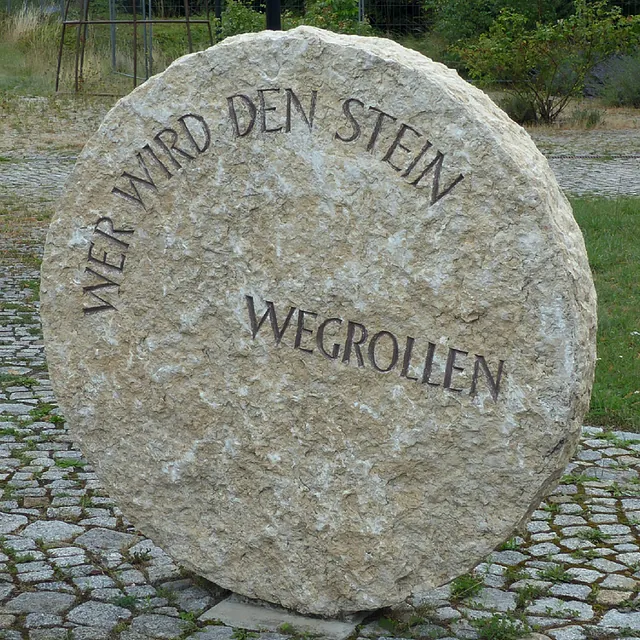 Wer wird den Stein wegrollen